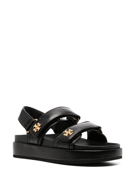 Black Kira leather sandals Tory Burch - women TORY BURCH | 144328001